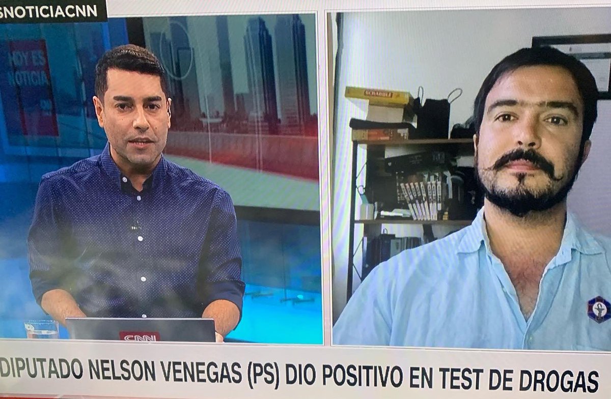 ColegioQFyBQ's tweet photo. 📍El presidente nacional @jcienfuegos en entrevista con @CNNChile se refiere a los test de drogas y uso de Fentermina 💊 https://t.co/LLHiWbsAV1