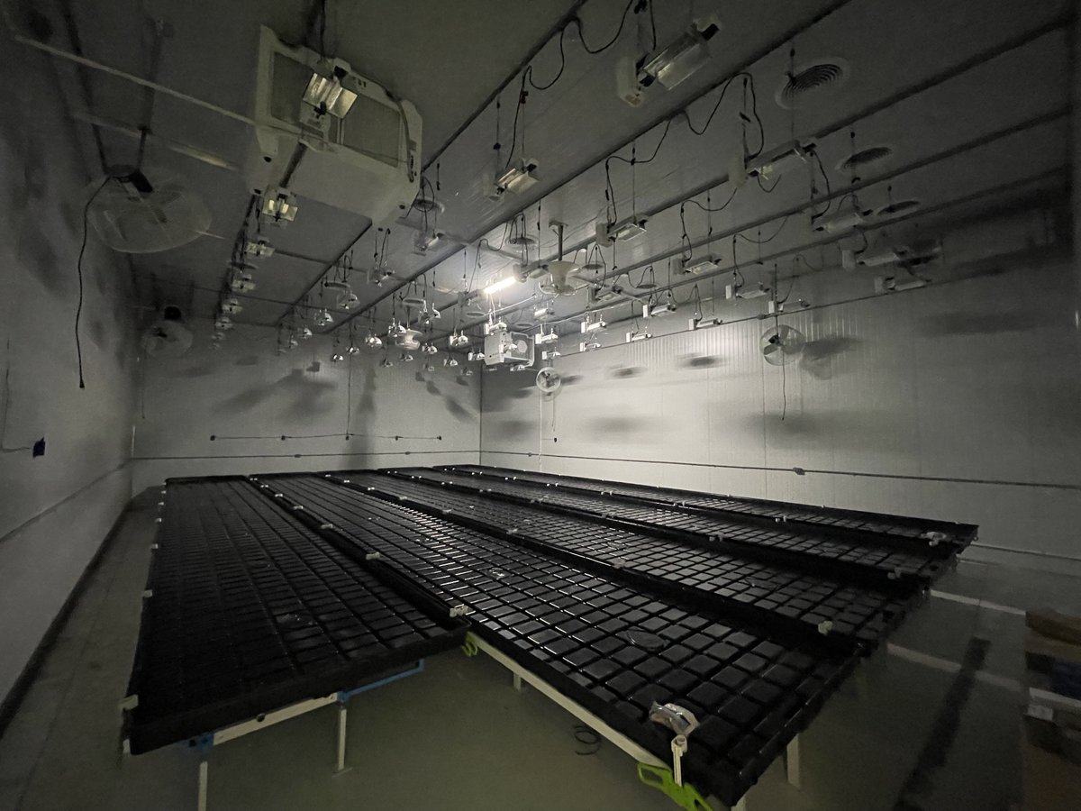 One of the many ways our insulated metal panels are used. Perfect for grow houses and testing facilities. Also, commonly used for cold storage, walk-in freezers and clean rooms. Contact us today for a quote. 405-373-6055. harvestpanels.com #growyourown #homegrown #growhouse