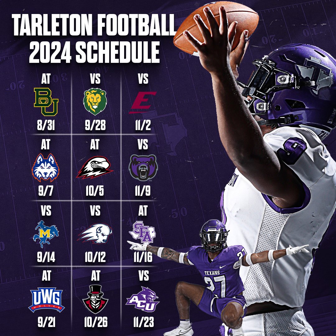 We have 12 regular season games in 2024 spanning Aug. 31-Nov. 23, making this the longest regular season in Texan Football history! 🔥 Story: tinyurl.com/mryfexxw Schedule: tinyurl.com/3357df5y