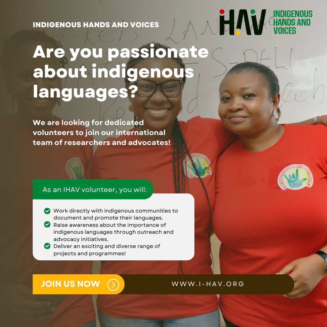If you’re looking for valuable experience in the international development sector, interested in languages and linguistics, or passionate about protecting indigenous languages, then you won’t want to miss out! Check out the link here to apply: i.mtr.cool/glhpwoptpw