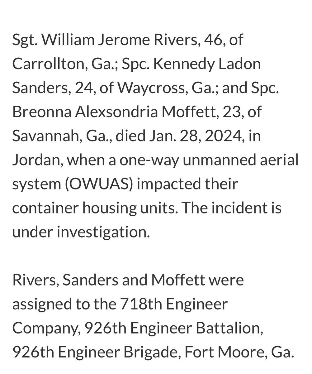 Three Georgians were killed in the terror attack in the Middle East. RIP.