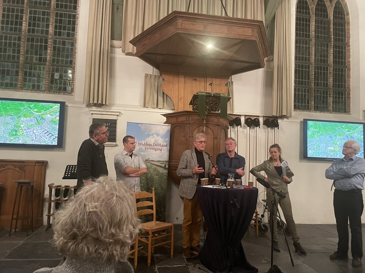 Thema-avond <a href="/MiddenDelflandV/">Midden-Delfland Vereniging</a> Schiedam-Kethel: kwaliteit handhaven, ontwikkelingen mogelijk maken.
In Dorpskerk volop aandacht voor propositie Landschaptafel: Spoorverdubbeling voor een sterker Metropolitaan landschap. 🚆 🐄🌿🥛

online.ibabs.eu/ibabsapi/publi…