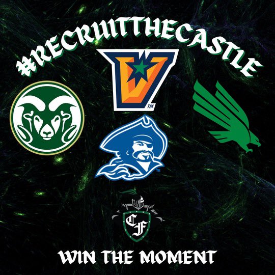 ClearFallsFB's tweet photo. Thanks to Colorado St, North Texas, UT-Rio Grande Valley, and Blinn College for stopping by The Castle today!  @CoachJMoses @CoachClayJ @CoachAdayMac11 @Coach_Clegg @recruit_FALLSFB https://t.co/gp4l1YAPyj
