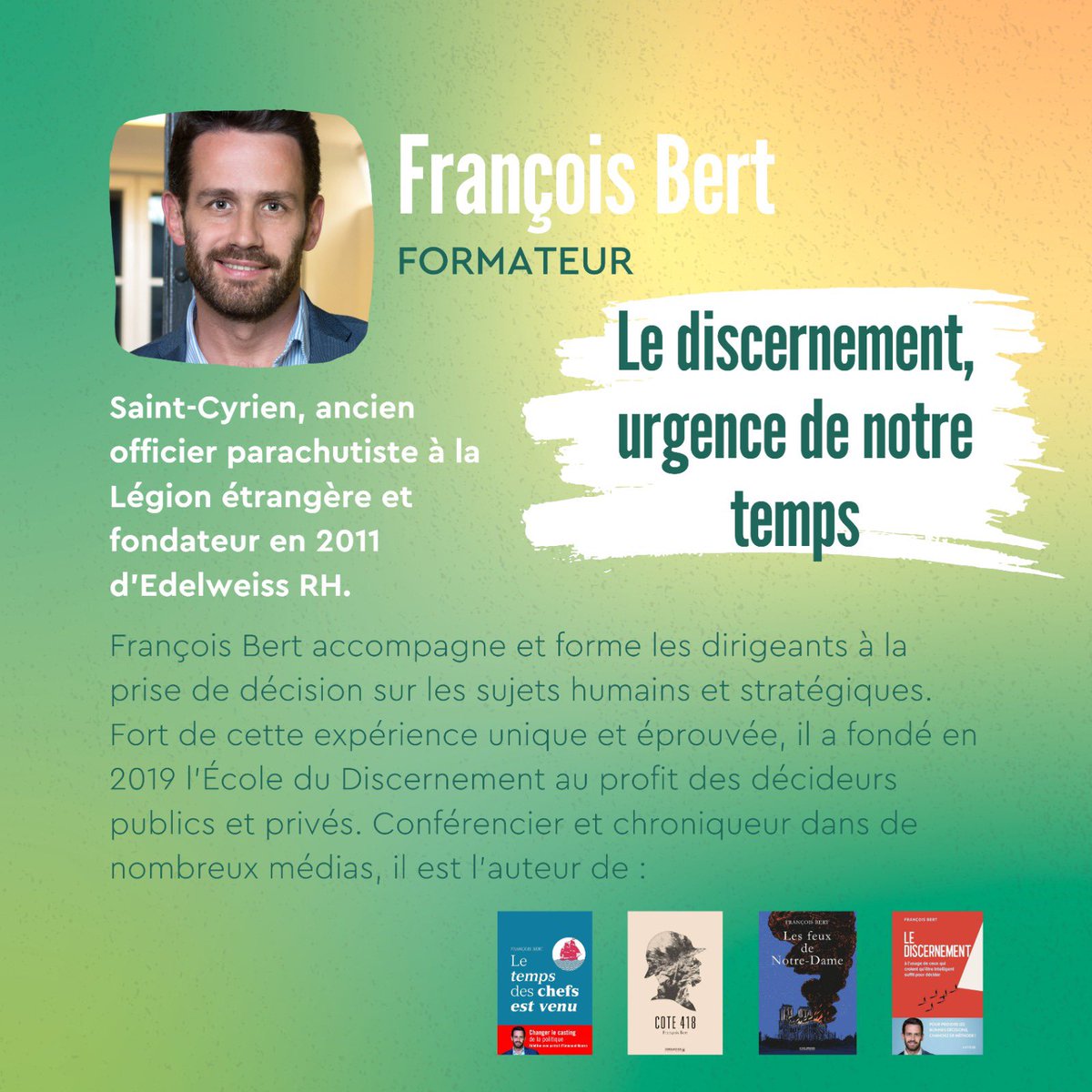janehugault's tweet photo. « Le discernement… c’est de l’écoute accumulée jusqu’à l’évidence! » Écoute de soi, de l’autre, du contexte, de la réalité… @Francois_bert #UDVie #ParierSurLaVie #Discerner @allianceVITA https://t.co/OEi5Hyy63i