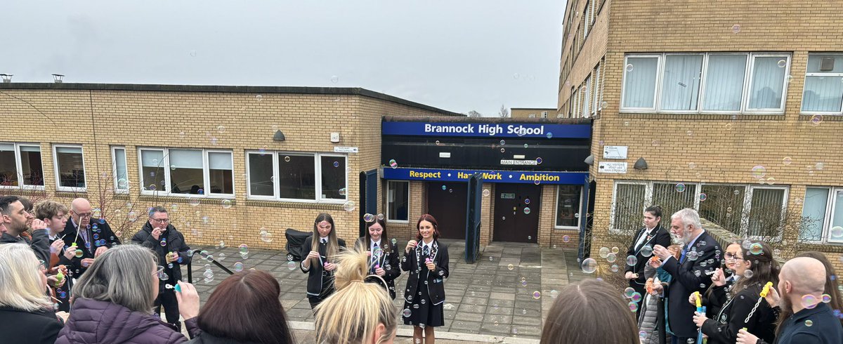 _MissStirling's tweet photo. @HolocaustUK @VisionSchools Our guests were invited to reflect on the individuals who had their freedoms taken away from them. We paused for a moment of commemoration with bubbles. Bubbles are fragile, they burst easily. This linked to our whole school wall display #FragilityofFreedom #HMD2024 @HolocaustUK https://t.co/Q5QlNnPpuL