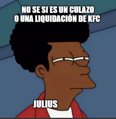 gonzic77's tweet photo. MODO JULIUS ON!!! 🍗🍗🍗 https://t.co/8IZjx46O4i