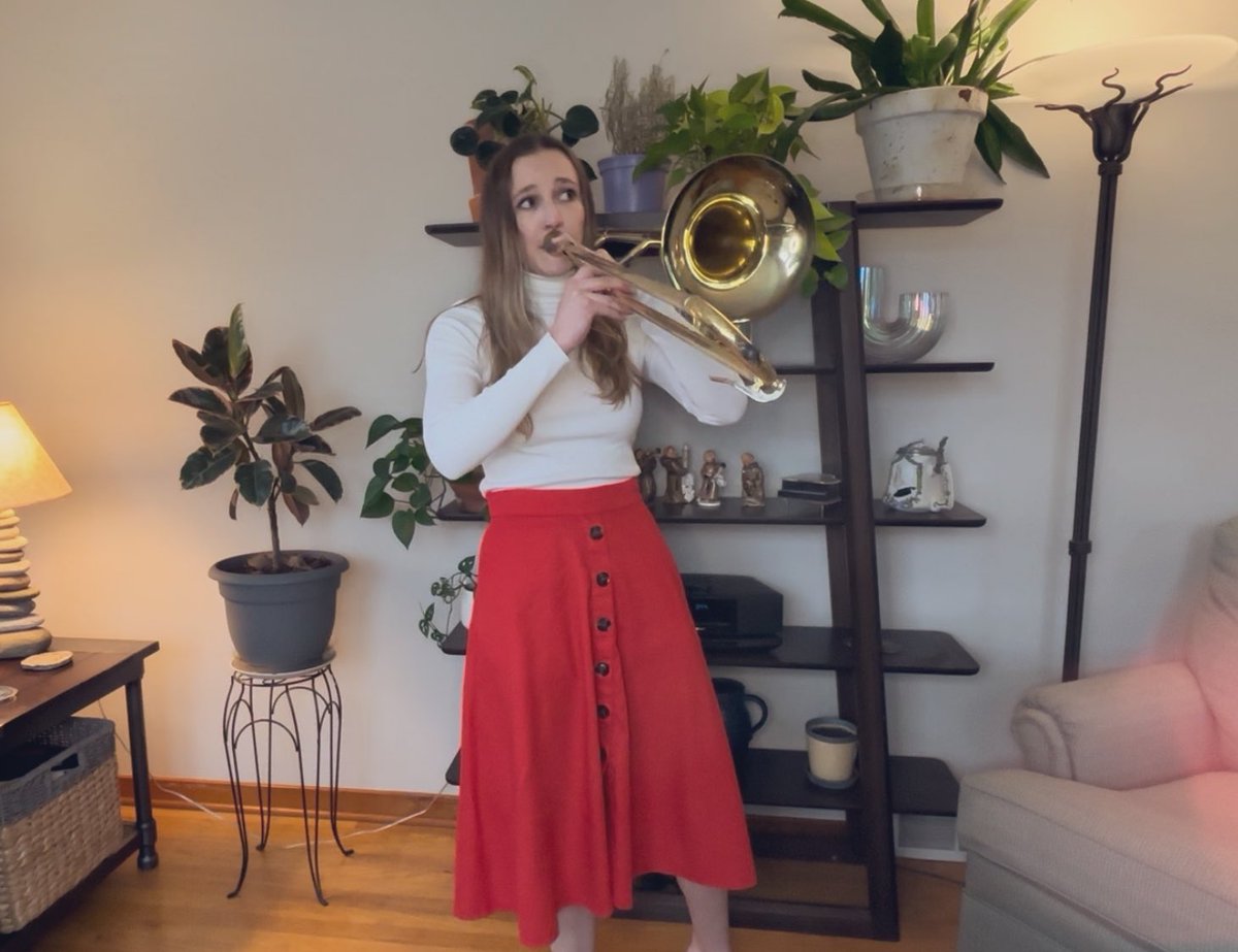 GoofyEuph's tweet image. So @Oddquartet approached me to play TROMBONE for him on a cover of a BOSSA NOVA song?? and it was so much fun. 
I can’t wait for the finished product!