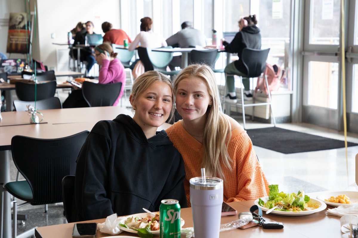hagerstowncc's tweet photo. Students enjoyed a welcome back lunch, and a birthday celebration for Hawkeye in the AC&amp;T Student Center today!🎉

#hccnow #springsemester https://t.co/6AziuAXWqq