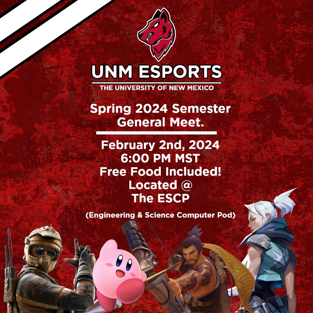 Hey Lobos! Our first General Meeting this Friday at 6pm in the ESCP! There will be games and FREE FOOD so come and bring a friend! This is a great time to get to know all opportunities offered in the club as well as meeting a bunch of others! Hope to see you there!
