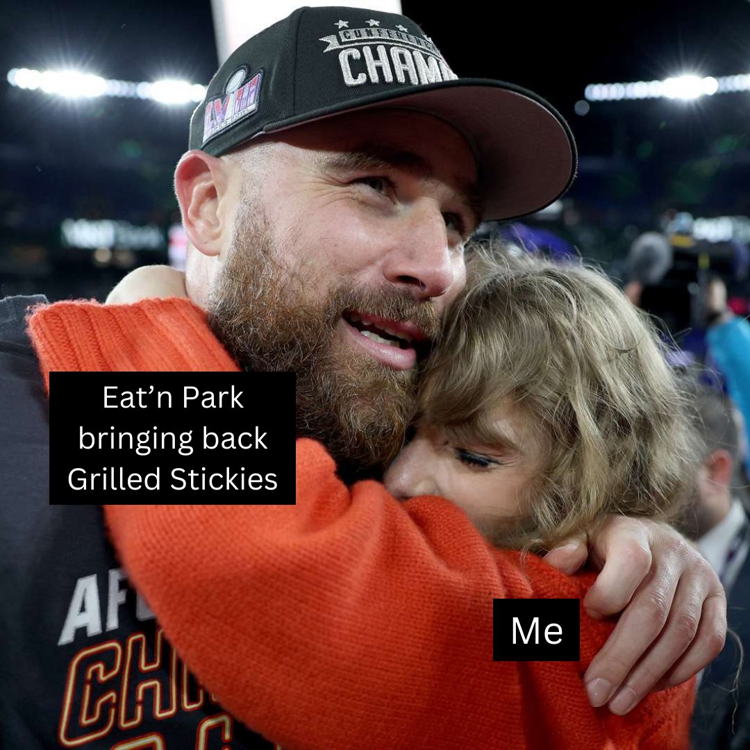 EatnPark's tweet photo. The Steelers may not have made it to the Super Bowl, but at least Taylor did. #PApride https://t.co/g9XFP8GnRa