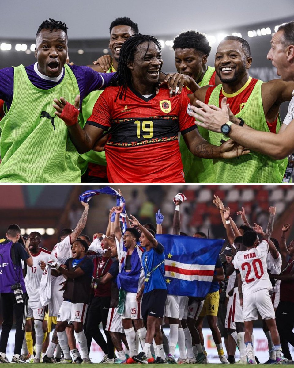 juplpmundo's tweet photo. #CAN2024 📷📷 | Angola e Cabo Verde avançam para a próxima fase
Nas oitavas de final da Copa Africana das Nações, três seleções lusófonas participaram: Angola, Cabo Verde e Guiné Equatorial. https://t.co/wYWiKsgWXy