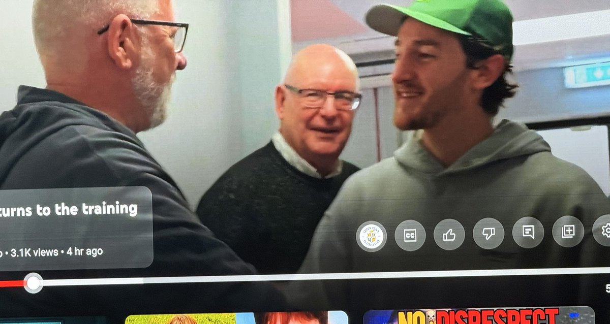 absolutonly's tweet photo. What is Lord Still doing at the training ground? #COYH https://t.co/arsDli4oLp