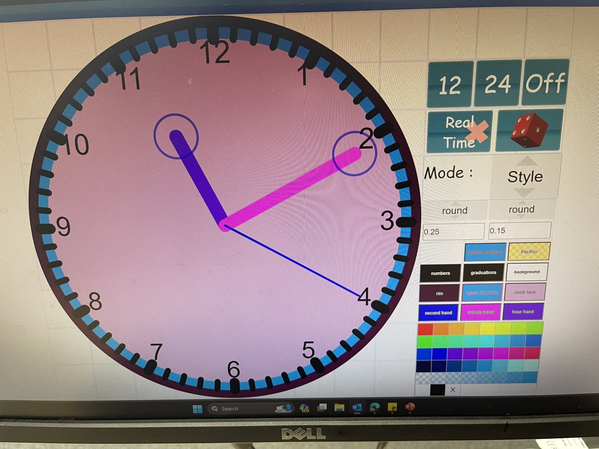MrsFKhalifa's tweet photo. https://t.co/8t50q4aj93

Excellent resource for teaching the time to year 7s in Maths - I teamed it with @classtools random name generator and the dice function to generate a random time, got around the whole class - many “ohhhh, that makes sense” moments #coreskill https://t.co/S7S8FaSUGO