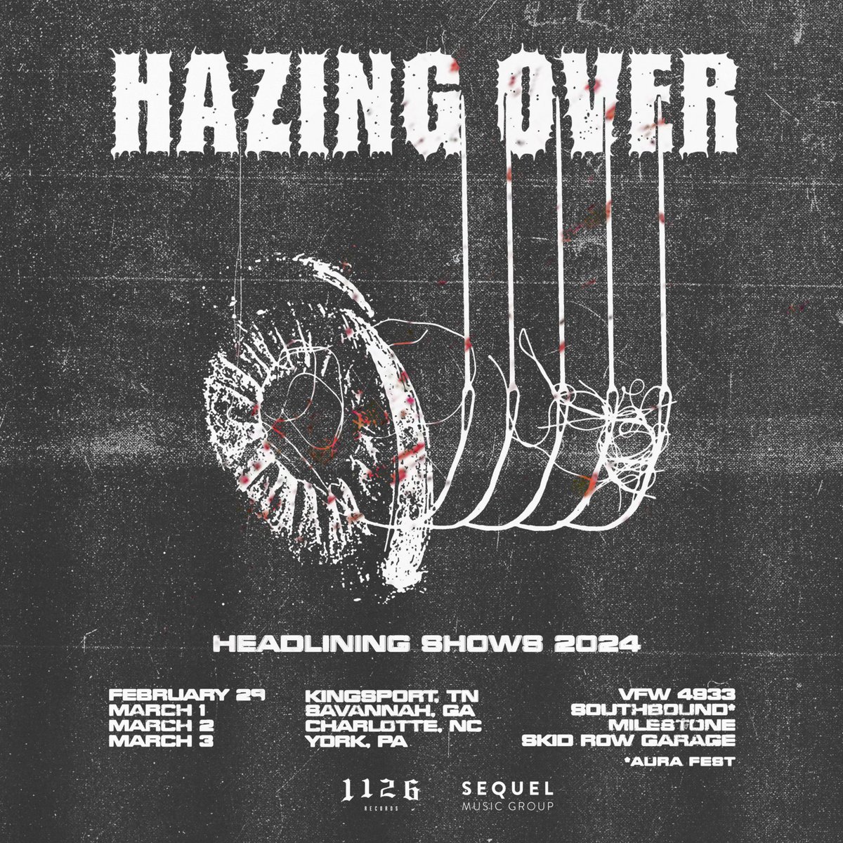 1 MONTH AWAY
HAZINGOVER.COM/TOUR