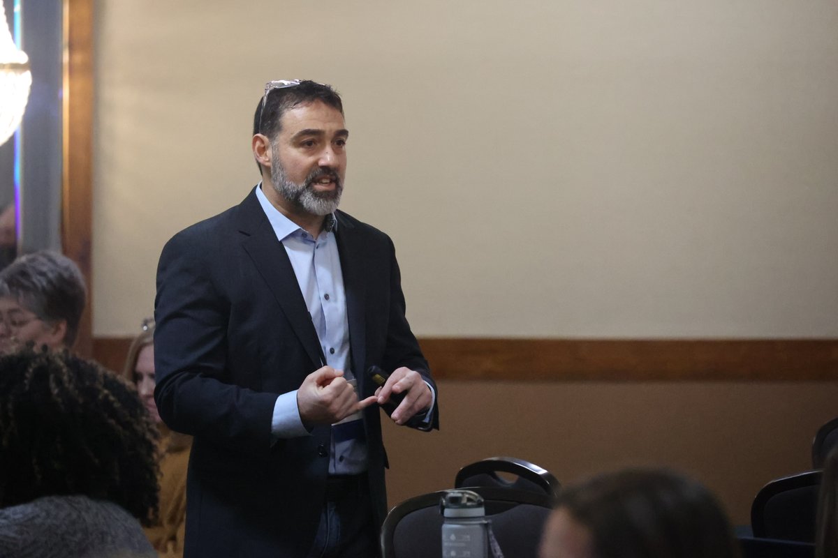 MOEducation's tweet photo. Milken Educator Award recipient Mark Garascia and his high school principal shared at #MOPWR2024 how their school transformed its climate and culture and assessment model. https://t.co/4R3sBCH7zZ