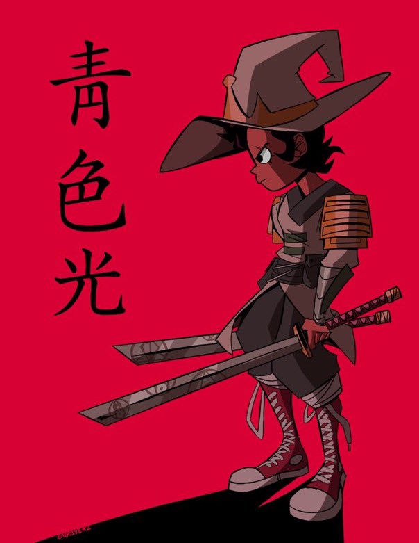 Br1VerZ's tweet photo. If you see this, post a witch ( she’s also a samurai ) https://t.co/WVt52sRz87