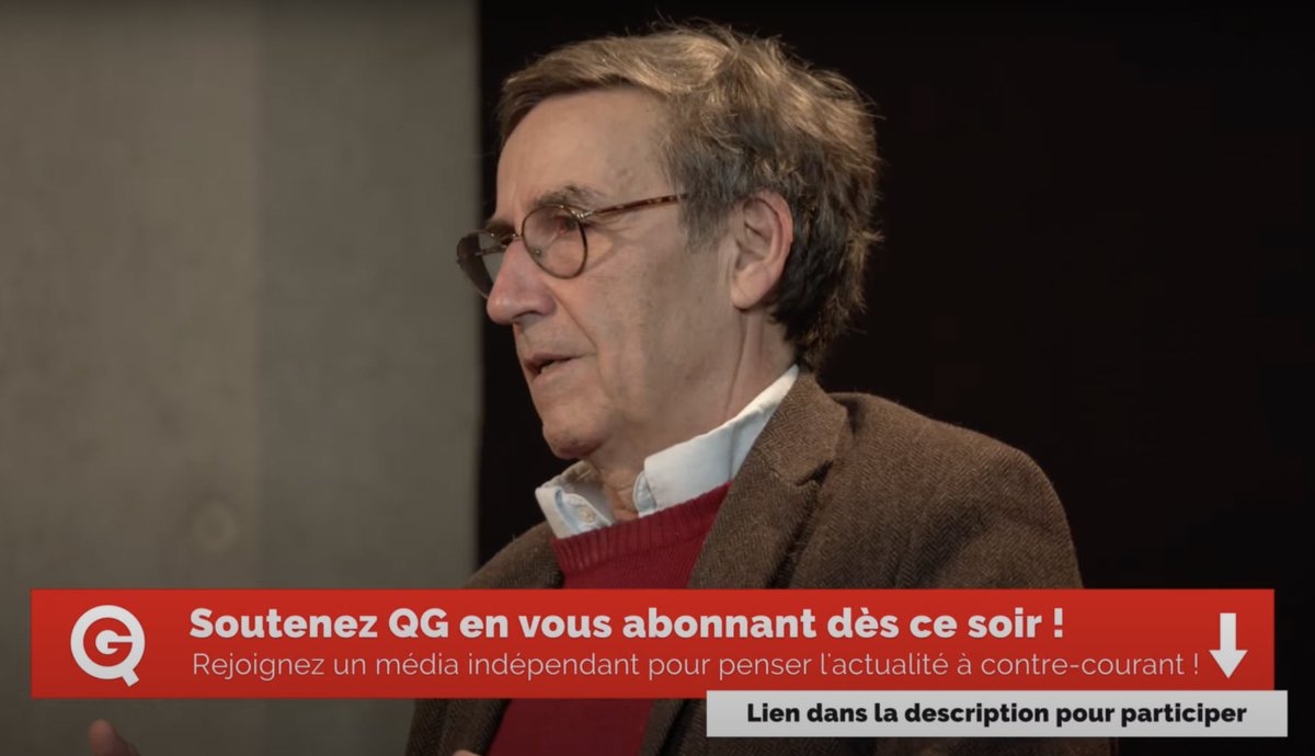 LibreQg's tweet photo. "Je ne décrirais plus la France comme une démocratie libérale. Libérale oui, démocratie non. C'est une oligarchie libérale."

Emmanuel Todd, historien, est reçu en direct sur QG par @alancelin pour évoquer "La Défaite de l'Occident" @Gallimard 

Ici👉https://t.co/GNdmuacHPD https://t.co/KUYfZH3NSE