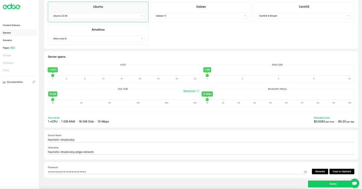 focus_edge's tweet photo. Don't you want to use your own private dVPN?

You only need a good VPS and Outline VPN (open source).

Here is a sweet and quick tutorial;

1) Create an account then deploy a VPS from @edgenetwork. ( $EDGE 💚 #DePIN )
🔗 https://t.co/r7PabnIVSY

2) Download Outline Client and Outline Manager.
🔗 https://t.co/hYp9u09KPI

3) Start setup in Outline Manager.

4) Connect to your VPS via console or terminal and run the command provided in Outline Manager instructions; then paste your command output to Outline Manager.

5) Copy you access key from Outline Manager and paste it to the Outline Client (adding acces key).

6) Enjoy your free, open and decentralized internet!🌐