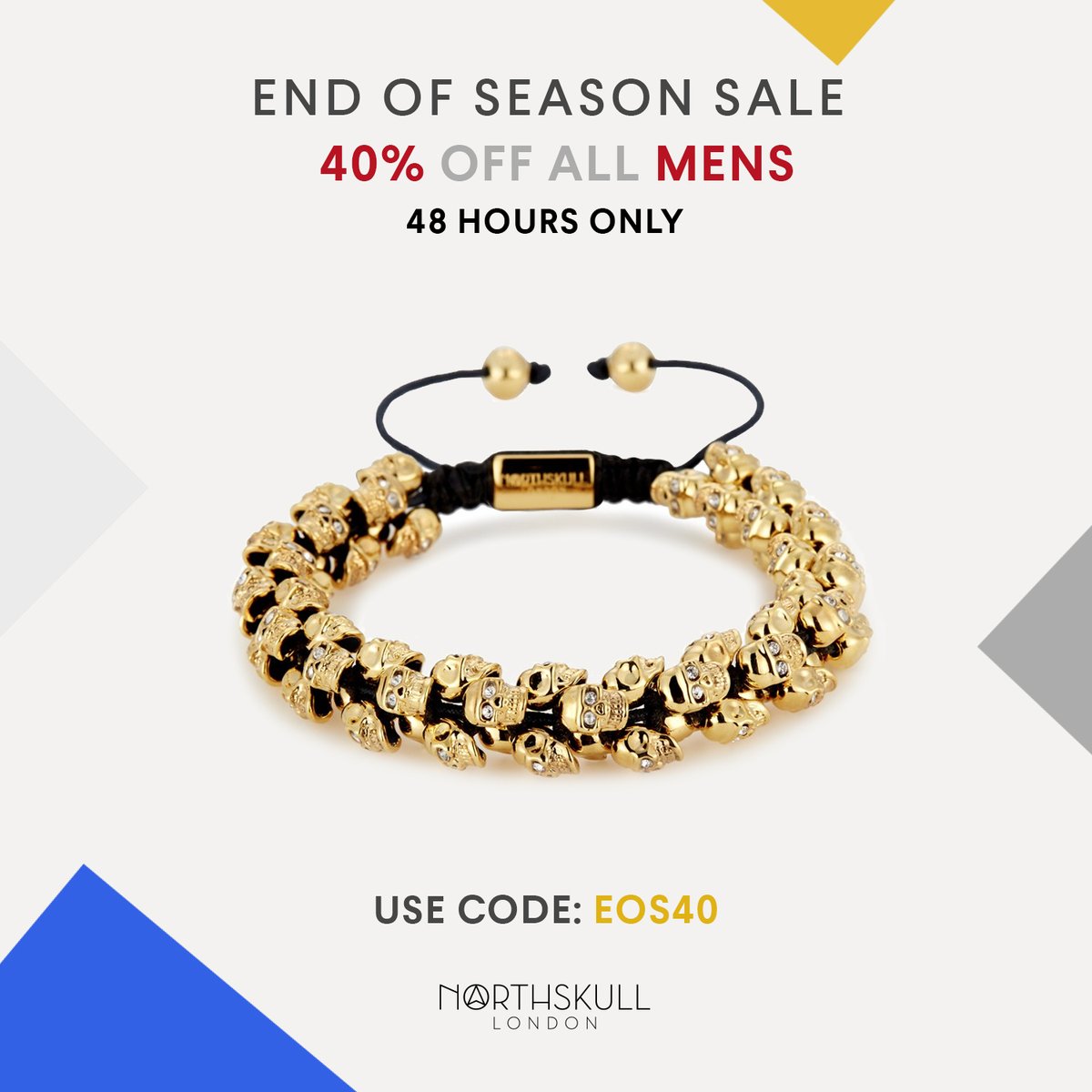 OUR END OF SEASON SALE ENDS TONIGHT! GET 40% OFF ALL MENS | USE CODE: EOS40 (LINK IN BIO)