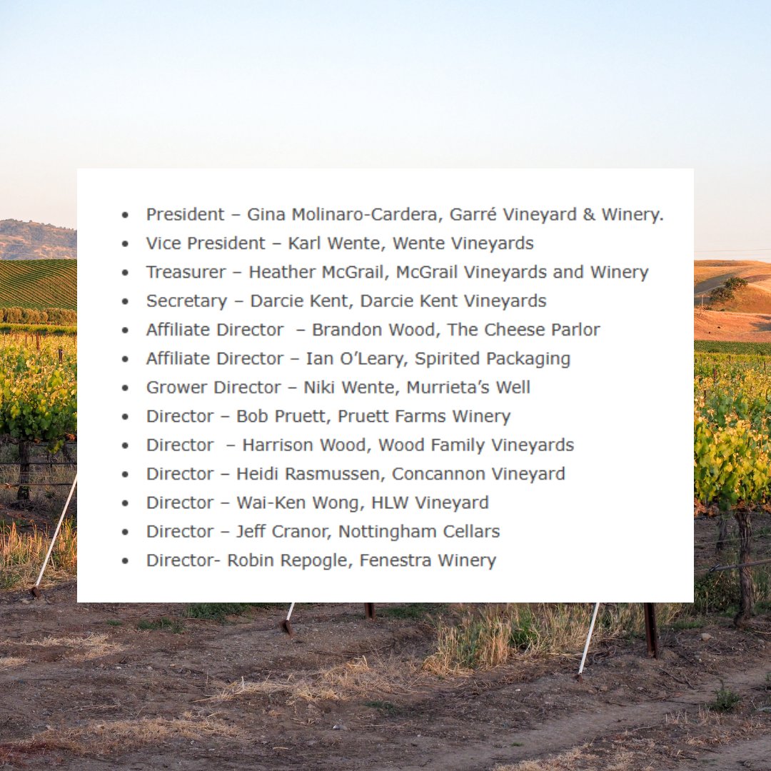 TriValleyConser's tweet photo. Cheers to the new board of the Livermore Valley Wine Community! 🍷 

Here's to preserving and promoting the magic of Livermore Valley wines! 

https://t.co/RO8ug49TYf https://t.co/UGCICySd5y