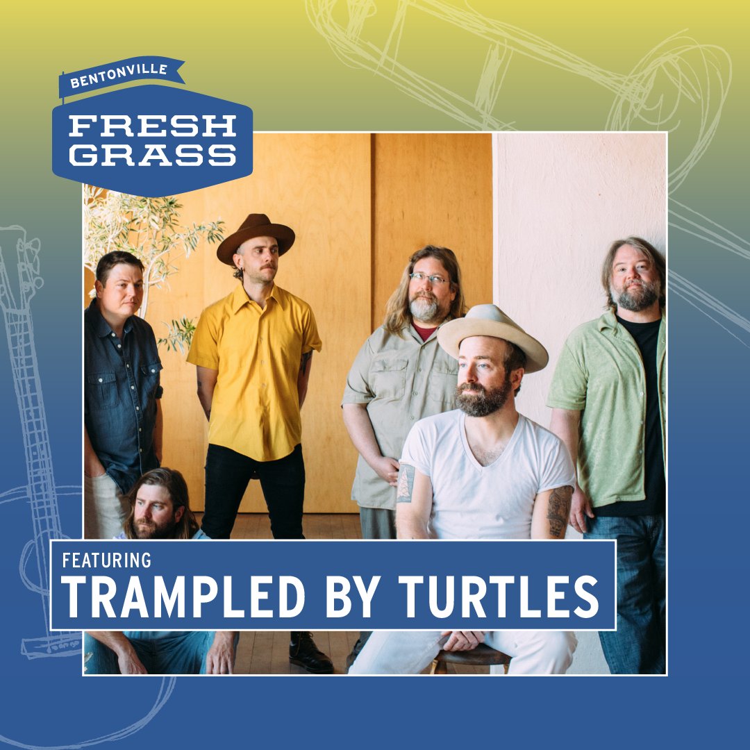 🐢🎶 Trampled by Turtles bring the heat and we're so pumped for them to grace the FRESHGRASS | BENTONVILLE 2024 stage at The Momentary May 17-18! Plus, stay tuned right here for a big announcement coming soon. Buy your tickets and learn more: freshgrass.com/bentonville