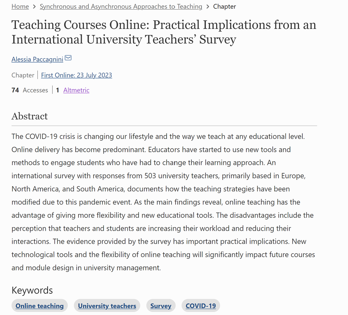 Alessia_metrics's tweet photo. 💻At the start of the winter term, I just want to remind you of the results of my survey on #TeachingOnline and how this tool could help lecturers
#EconTwitter #TeachingIdeas #Survey
https://t.co/9kswt8xjfw https://t.co/MNOIGjHMrD