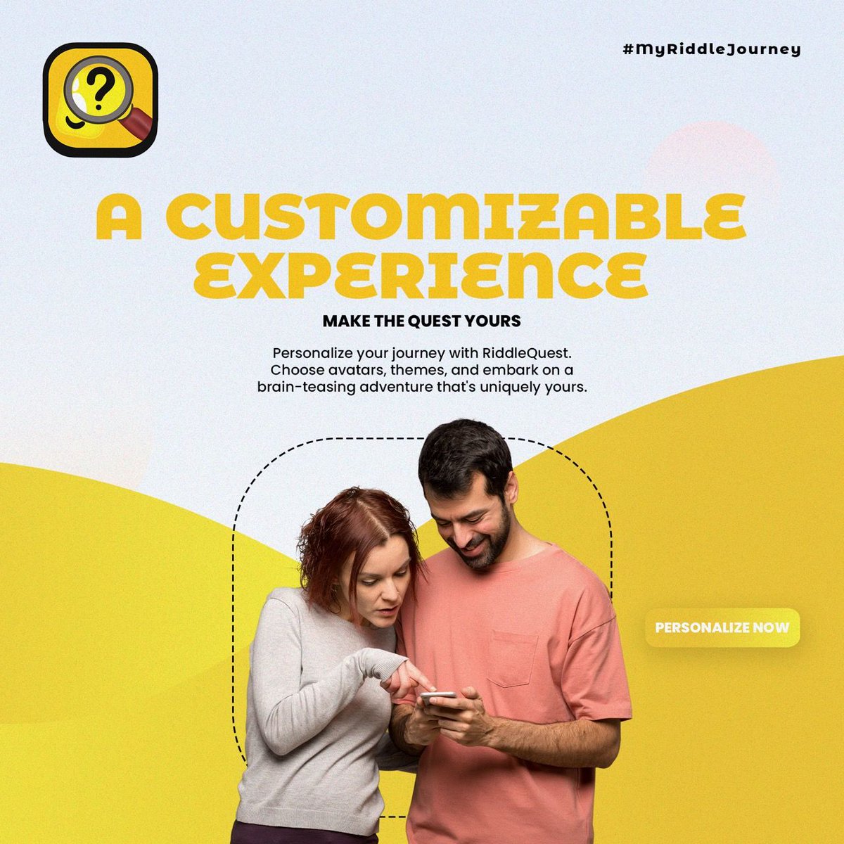 riddlequest's tweet photo. Your journey, your rules! 🎨🌟 Personalization is at the heart of our quest, letting you weave your own narrative. Ready to personalize your brain-teasing adventures?
➡️ Dive into RiddleQuest and make the quest yours!

#MyRiddleJourney #PersonalPuzzles #BrainyBranding https://t.co/pcGwMaBIHy