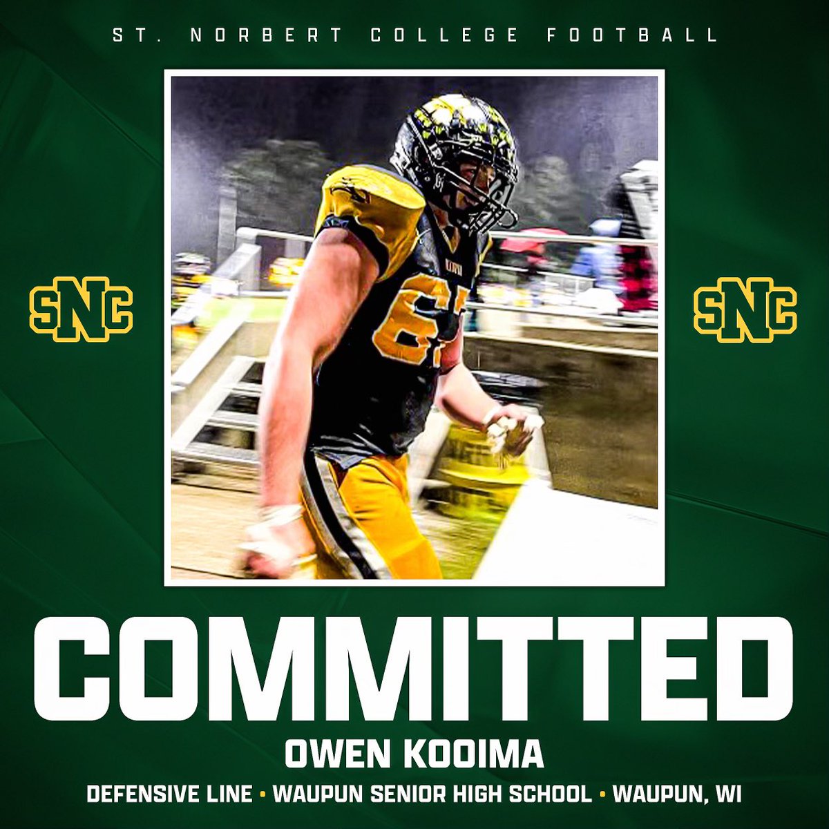 Excited for the next chapter 📖 @Coach_KalamaK @SNCfootball @CoachDanMcCarty #GoGreenKnights