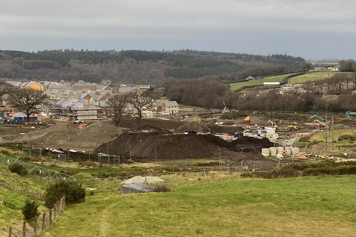 GreenSquareAC's tweet photo. All that beautiful soil disappearing under houses forever when there are brownfield sites just around the corner is criminal. https://t.co/encgLU569h