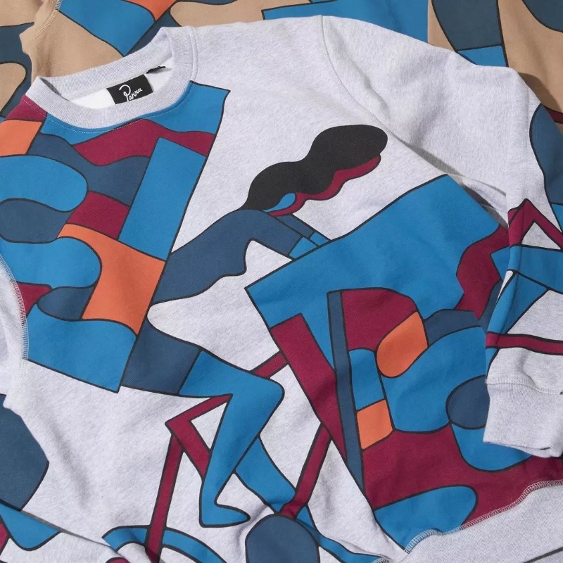 bodega's tweet photo. Dutch artist Parra’s signature style of surrealistic, pop-art style graphics in bold, bright colors has made By Parra one of the most unique and instantly recognizable brands in street fashion. New arrivals from By Parra are available now online at Bodega. #byparra #bodega