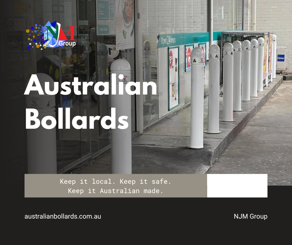 Ensure pedestrian, retail shops safety and reduce vehicle damage with our Shock-Absorbing Bollards!

#CitySafety #NJMGroup #AustalianBollards #bollards #publicsafe #australia #melbourne #sydney