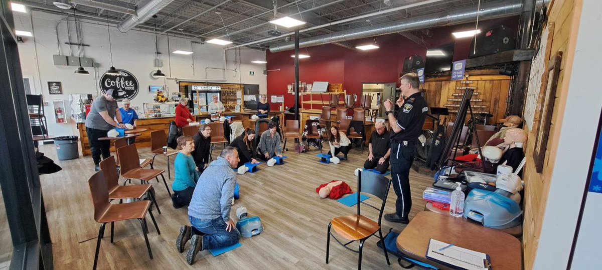 Matt Cruchet (@paramedic_matt) on Twitter photo CPR/Naloxone training with the volunteers who help folks that are underhoused and #homeless in Pembroke. What an amazing group! Thanks to The Grind for hosting. A joint effort between <a href="/RenfrewCounty/">County of Renfrew</a> <a href="/RCDHealthUnit/">Renfrew County and District Health Unit</a> <a href="/RenCtyParamedic/">County of Renfrew Paramedic Service</a> <a href="/Premergency/">Premergency</a>
#Naloxone #Narcan saves lives! CPR/Naloxone training with the volunteers who help folks that are underhoused and #homeless in Pembroke. What an amazing group! Thanks to The Grind for hosting. A joint effort between <a href="/RenfrewCounty/">County of Renfrew</a> <a href="/RCDHealthUnit/">Renfrew County and District Health Unit</a> <a href="/RenCtyParamedic/">County of Renfrew Paramedic Service</a> <a href="/Premergency/">Premergency</a>
#Naloxone #Narcan saves lives!