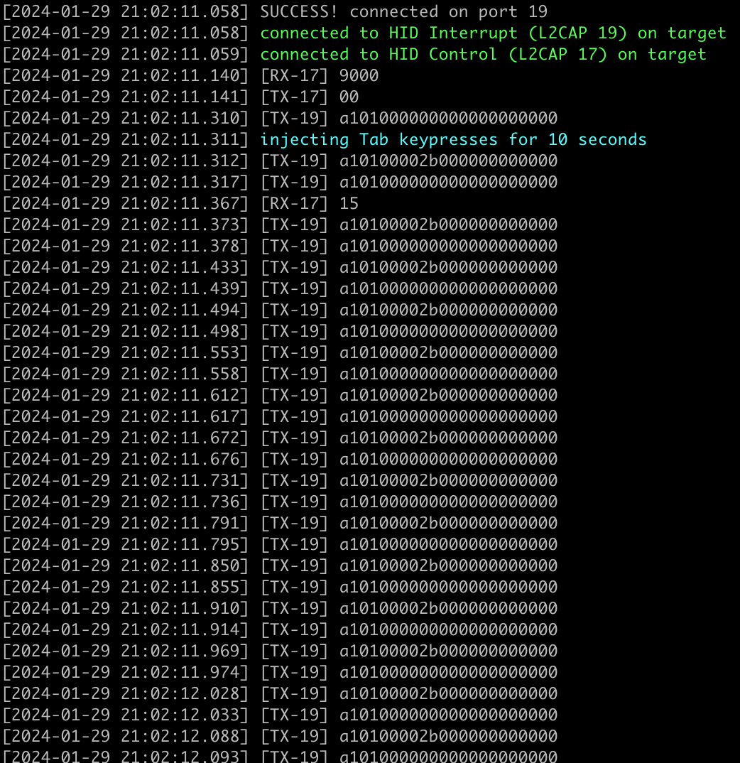 AlexUgX3's tweet photo. @androidmalware2 @oufi73395121 I'm calling bullshit. You run the script and it's outputting the exact same information the default does. Which means whatever device you're actually connecting to is just hitting tab repeatedly.

Anyone can zoom in on the vid and compare it to this stream of info, the default https://t.co/BUbgRfrJvD