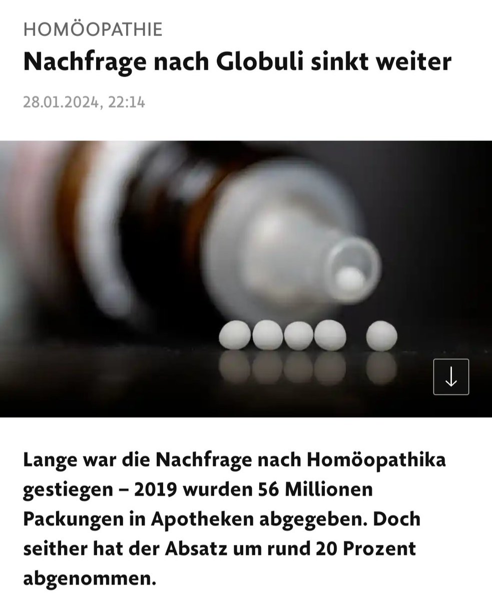 Frage: Werden die Globuli jetzt global wirksamer, wenn die Nachfrage weiter verdünnt wird?