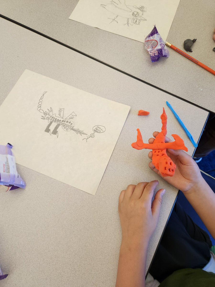 UrbanAdvSquad's tweet image. After a field investigation at @WNCathedral, #SquadMembers created their own gargoyles and grotesques when DCPS was closed on Friday. Check out these fantastic designs!

#ThisIsOutdoorLearning 
#EquitableOutdoorLearning 
#CityAsAClassroom