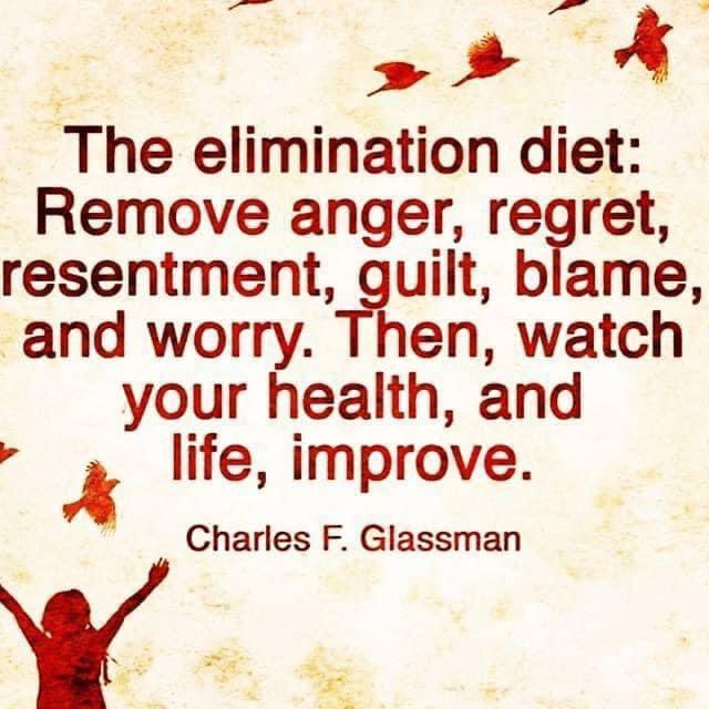 #eliminationdiet #anger #regret #guilt #blame #life #healthcare #HealthyChoices #healthylife