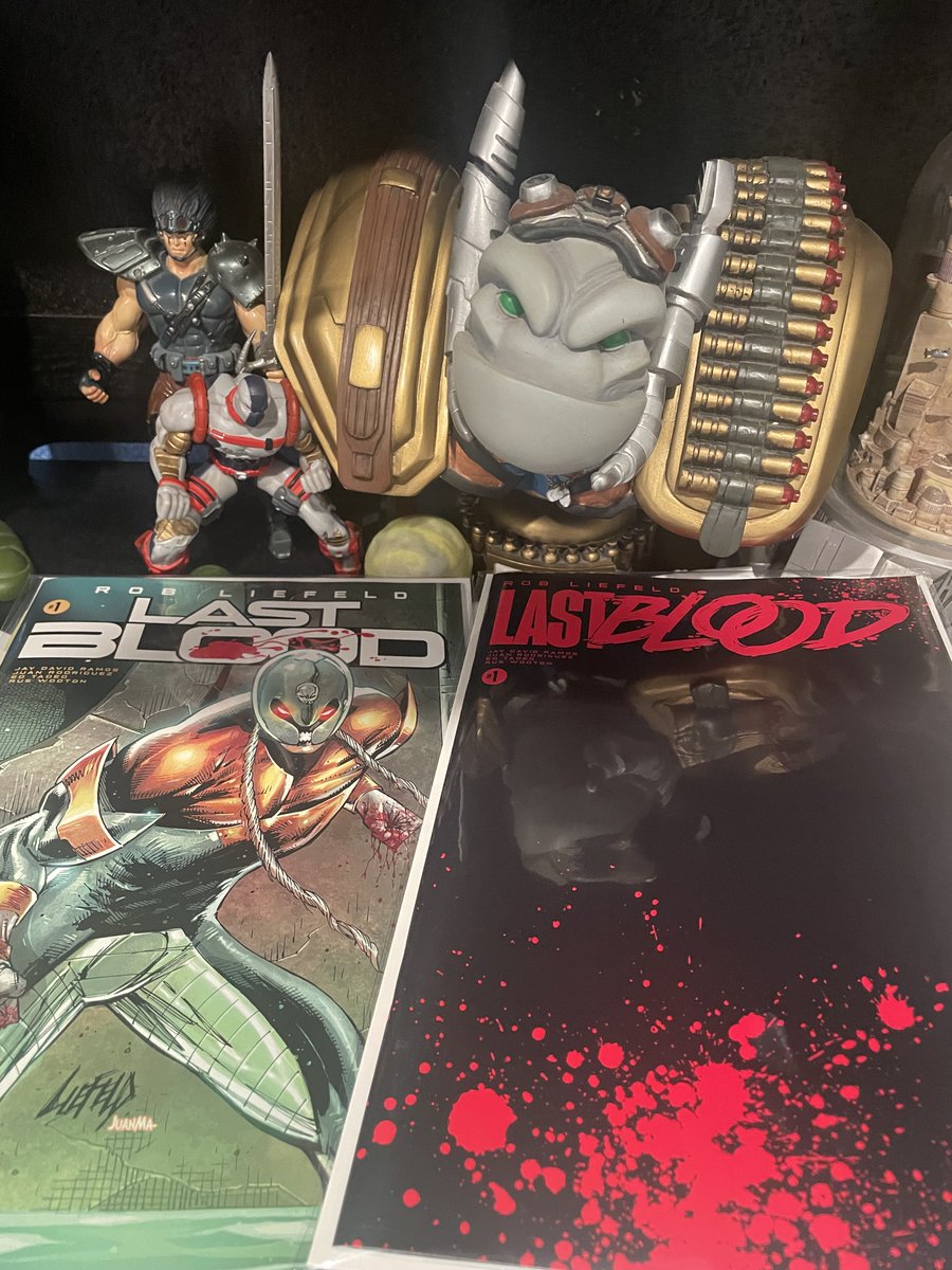 These guys approve of my newest obsession of 2024!!! It is incredible!!! WOW!!!! Congratulations @robertliefeld !! And thank you! We needed this comic!!! EXTREME is back and in full force!!!! #LastBlood #Extreme #RobLiefeld