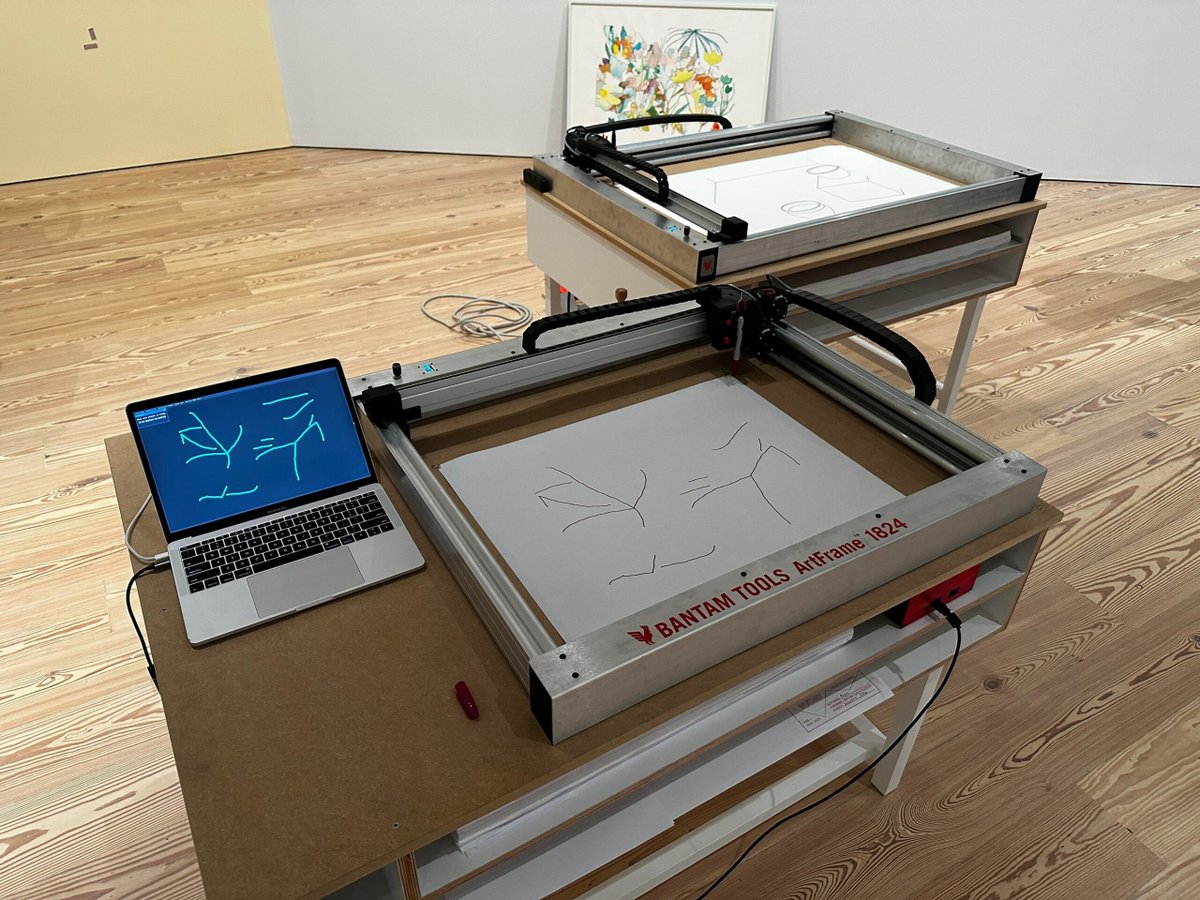 MultiplatformAI's tweet photo. Bantam Tools' ArtFrame System Elevates AI Art at Whitney Museum's Harold Cohen Exhibition
#AARON #AI #AIgeneratedart #Art #ArtFramesystem #artificialintelligence #BantamTools #BrePettis #Collaboration #exhibition #HaroldCohen #llm #machinelearning
https://t.co/eEmzhAfbTE https://t.co/6evKE254Ko