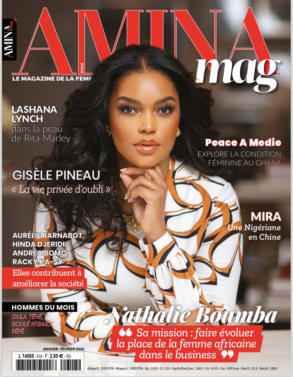 AndreaBomo's tweet photo. Merci au magazine Amina pour cette interview sur mon travail d’herboriste au service de la santé des femmes 💛🌿🙏🏽 https://t.co/fWjrHglJE8