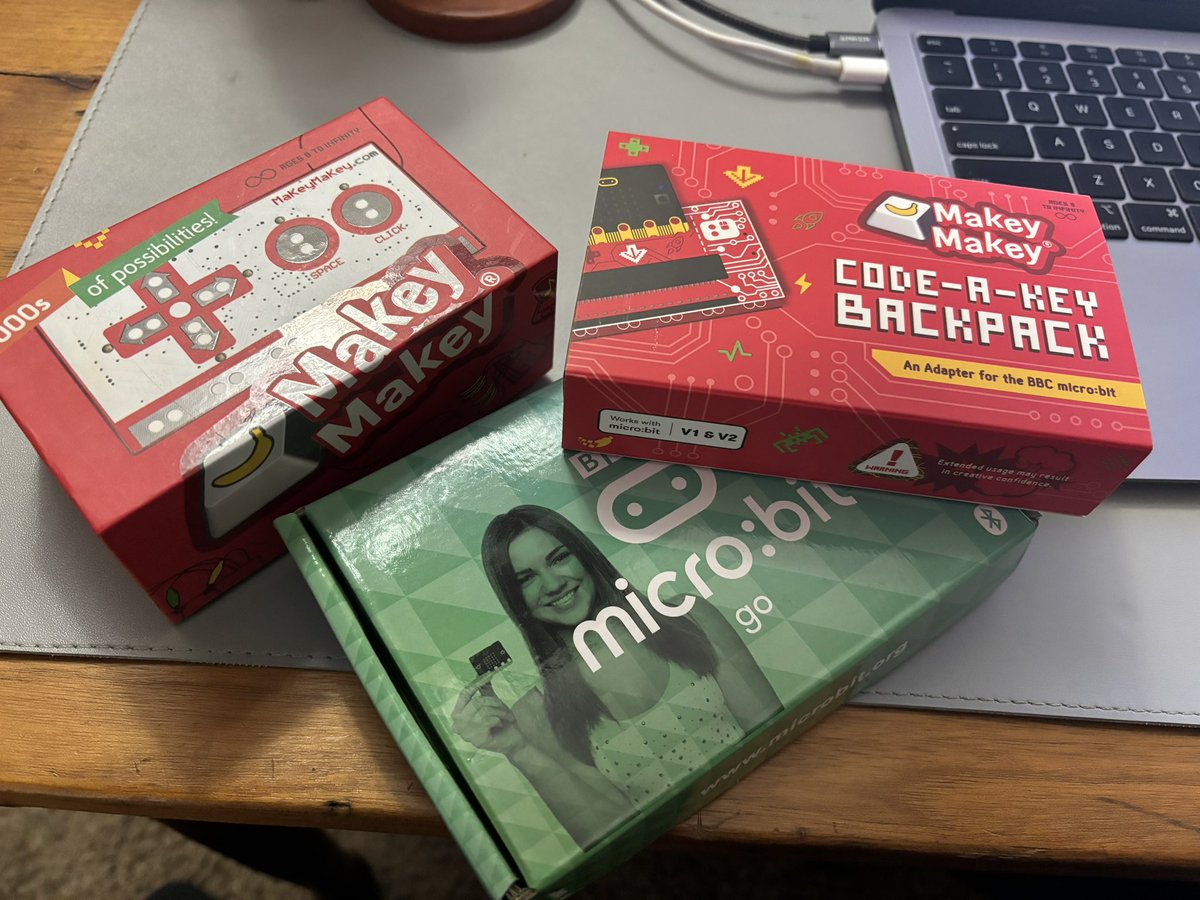 I can't wait to play and learn with this new Code-A-Key Backpack and harness the power of @microbit_edu with @makeymakey!