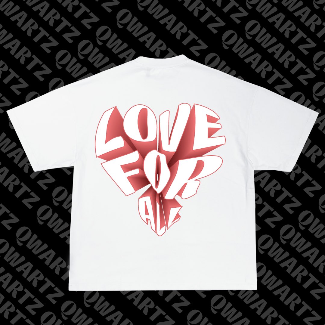 nebulahomemade's tweet photo. LOVE FOR ALL PT2 ❤️

COMING SOON 😈

QWARTZ. 

#brand #streetwear #new #hype #love https://t.co/86RDG08TIe