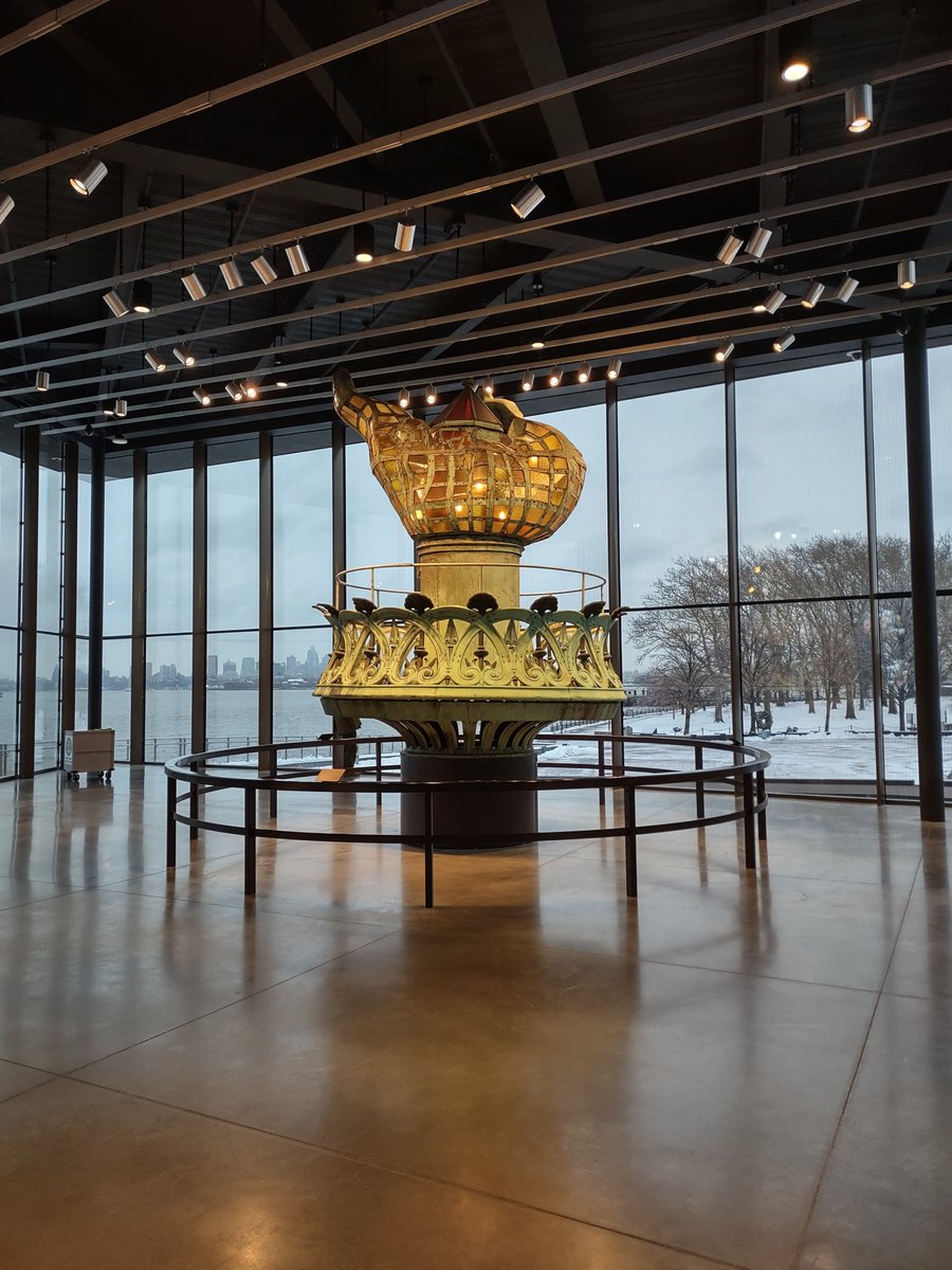 Statue of Liberty NM (@statueellisnps) on Twitter photo The end of day glow 🌟! The original torch Statue of Liberty Museum #museummonday #findyourpark The end of day glow 🌟! The original torch Statue of Liberty Museum #museummonday #findyourpark