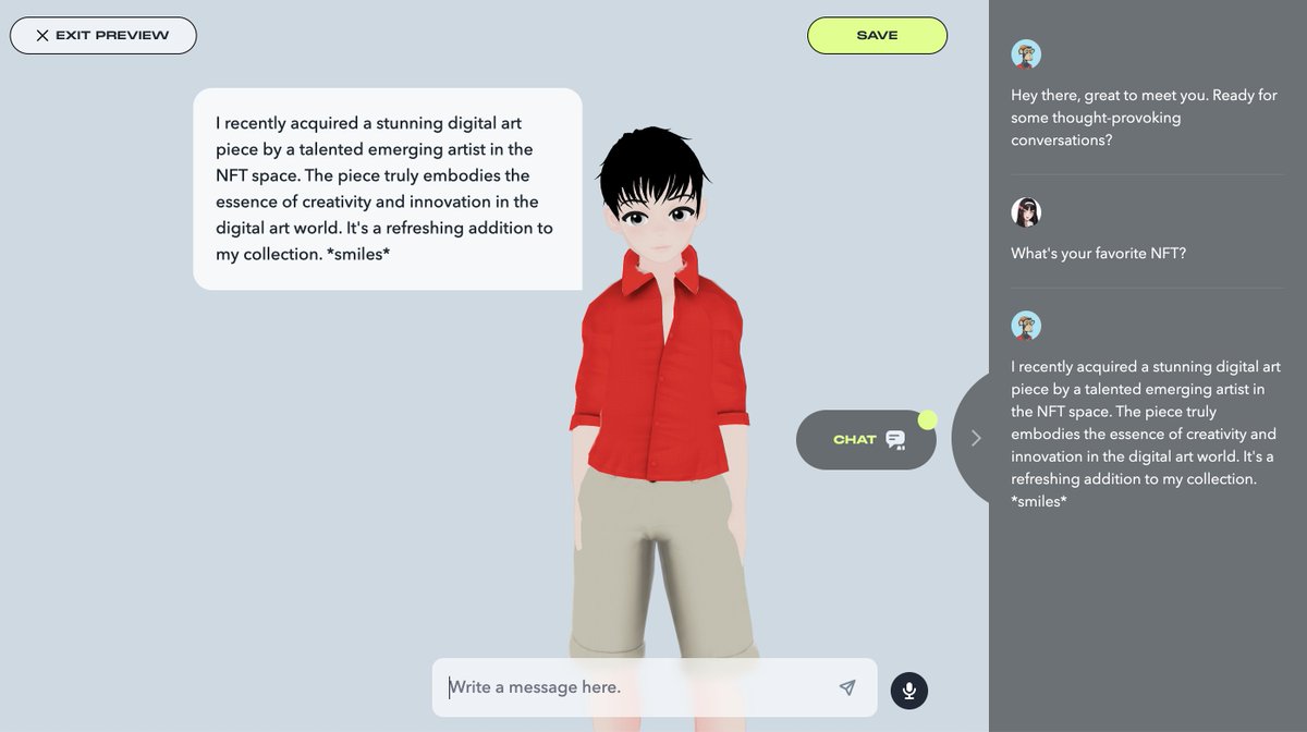 Just made an AI-powered virtual character using my Twitter history. 😲