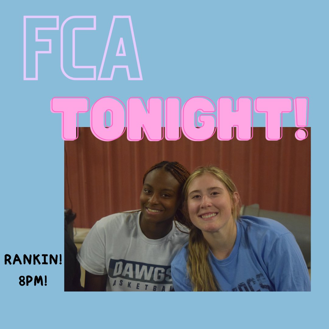 SWOSU_FCA's tweet image. FCA tonight!!! See you there!!