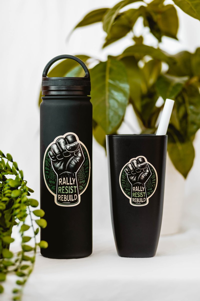 #RenegadeStickers are…
✨ Made with #EcoFriendly Ink
✨ Dishwasher-safe
✨ Waterproof &amp; Weatherproof
✨ Made with strong premium vinyl