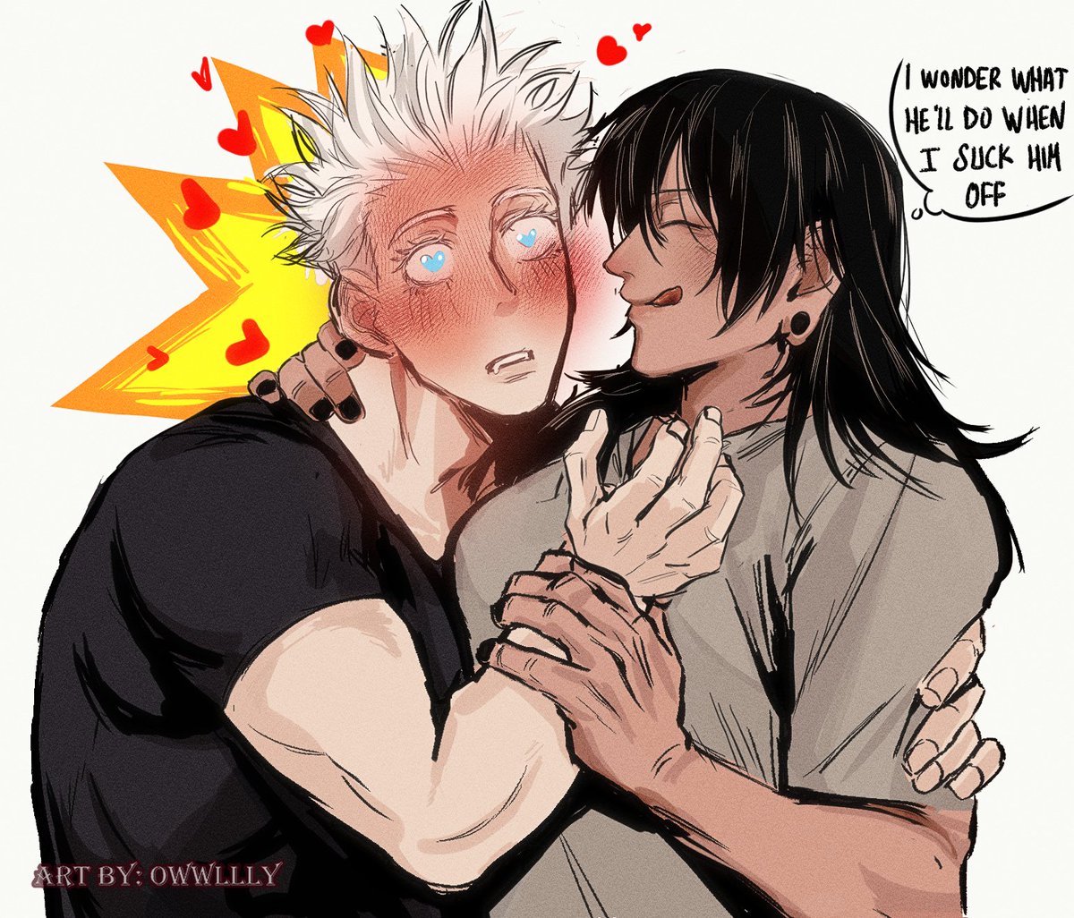 OwwlllY's tweet image. Geto the only man who can make Satoru reach his limits #JujutsuKaisen #satosugu