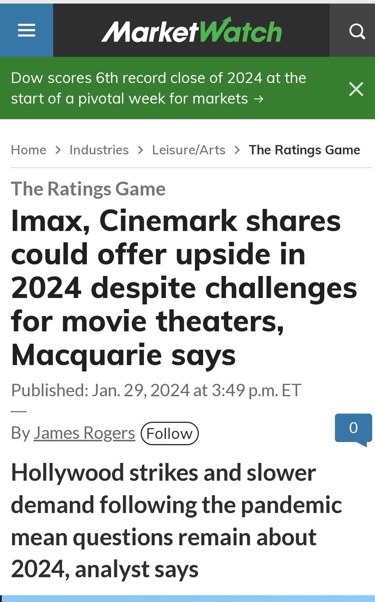 TzvikaPerelman's tweet photo. NO AMC FOR YOU?....

WHEN I SEE AN ARTICLE THAT ONLY PREDICTS GOOD NEWS FOR THEATER CHAINS BUT DOES NOT MENTION AMC - THE BIGGEST THEATER CHAIN IN THE WORLD - THAT WHEN I GET MY ENERGY BOOST THAT I HOLD SOMETHING GOOD.

KNOW WHAT YOU HOLD.

AMC TO THE MOOOON!!! 🚀🚀🚀

$AMC #AMC https://t.co/xpfvl1KJvk