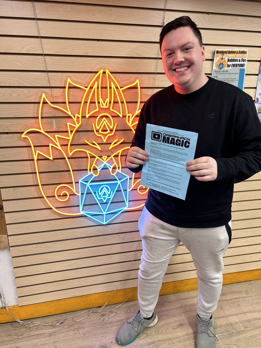 WeekendAnime's tweet photo. Congrats to our RCQ Winner Brandon Pierson, to all our top 8, and to the players who came to Saturday's event! Decklists can be found here https://t.co/FkkkDvnwHS #magic #flgs #rcq #gamelocal https://t.co/PVuvnKb0Wk