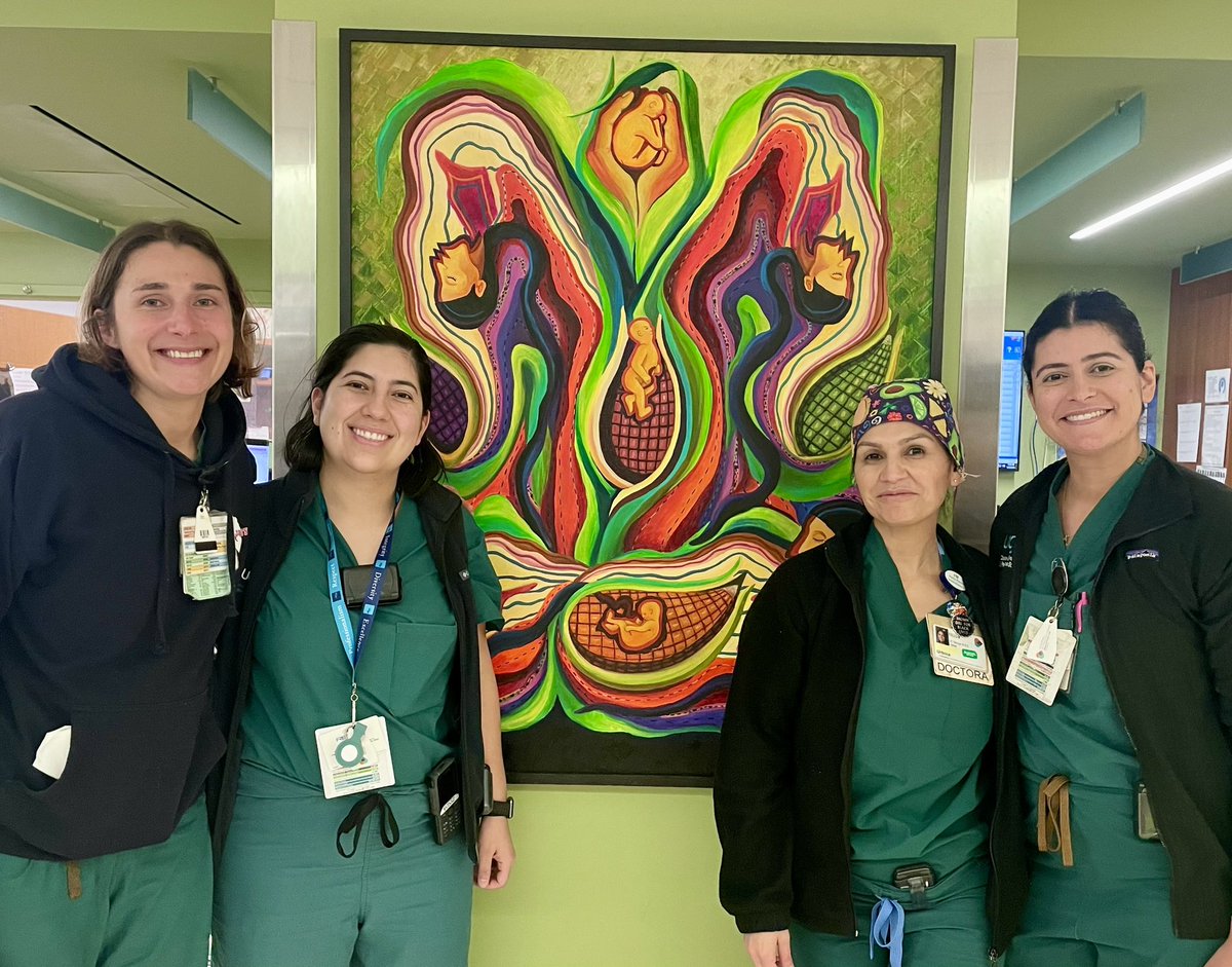 This is why I love my job. Latinx attending, <a href="/UCSF_ObGynRS/">UCSF Obstetrics Gynecology & Reproductive Sciences</a> Ob chief, Gyn R1 &amp; <a href="/UCSFFamilyMed/">UCSF Dept. of Family & Community Medicine</a> R3 on my recent 24hr call; providing cultural &amp; language concordant care to our birthing patients <a href="/ZSFGCare/">Zuckerberg SF General Hospital & Trauma Center</a> Family Birth Center #LatinxExcellence <a href="/LatinasInMed/">#LatinasInMedicine</a> <a href="/LatinxOBGYN/">The Latinx OBGYN Society</a>