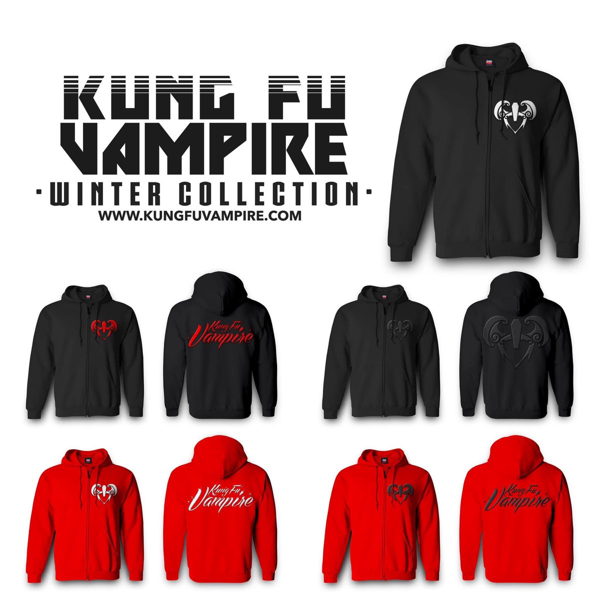 Mi carnal @kungfuvampire just dropped his new winter collection! Go cop one now!!!! #KungFuVampire #KFV #MerchDrop #WinterCollection